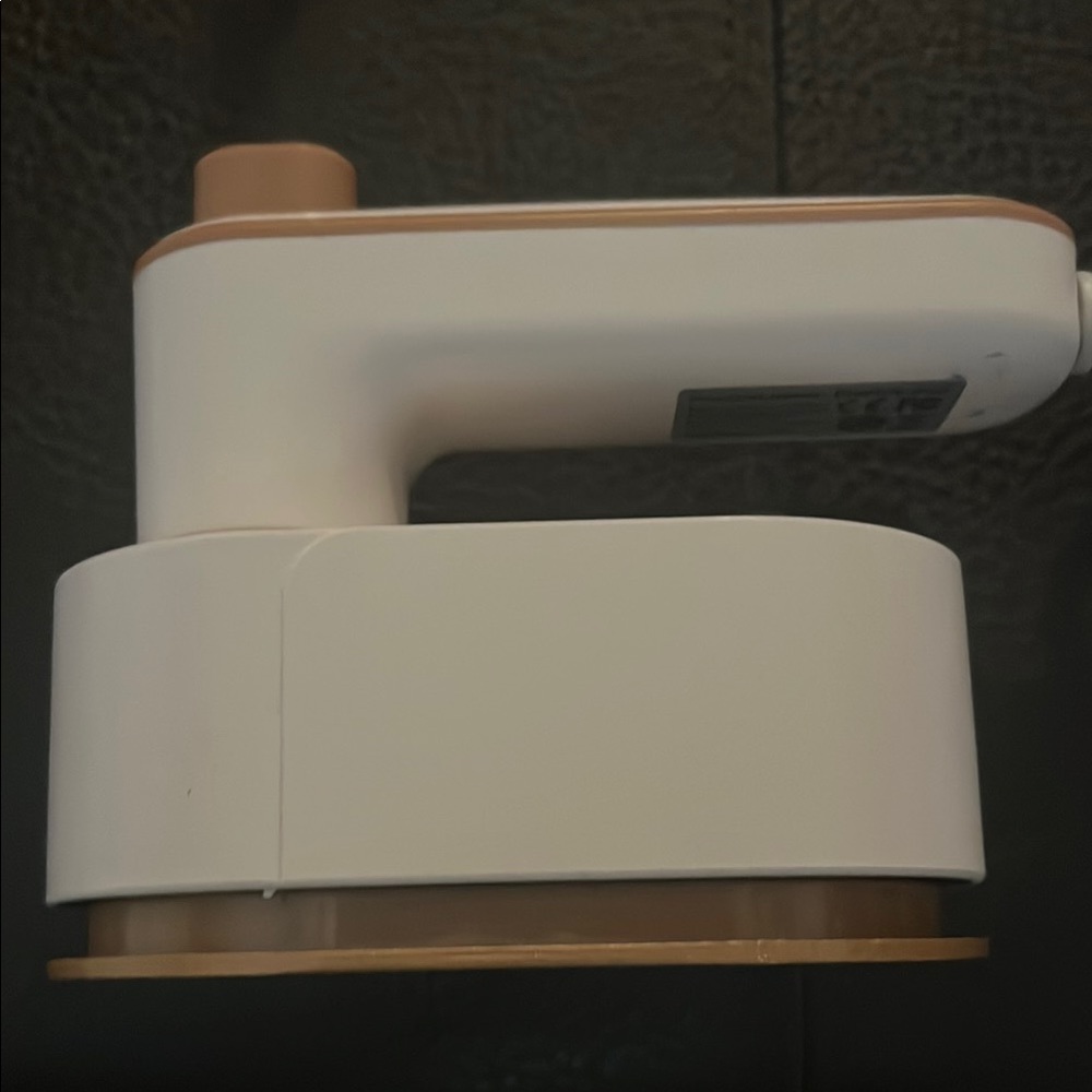 Modern White and Tan Kitchen Appliance